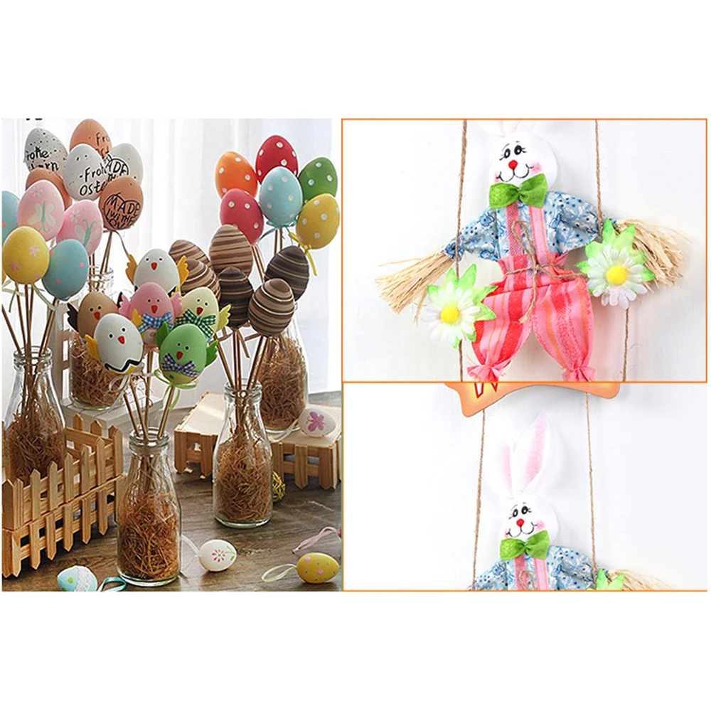 Милые деревянные пасхальные праздничные украшения сделай сам висячий кулон с