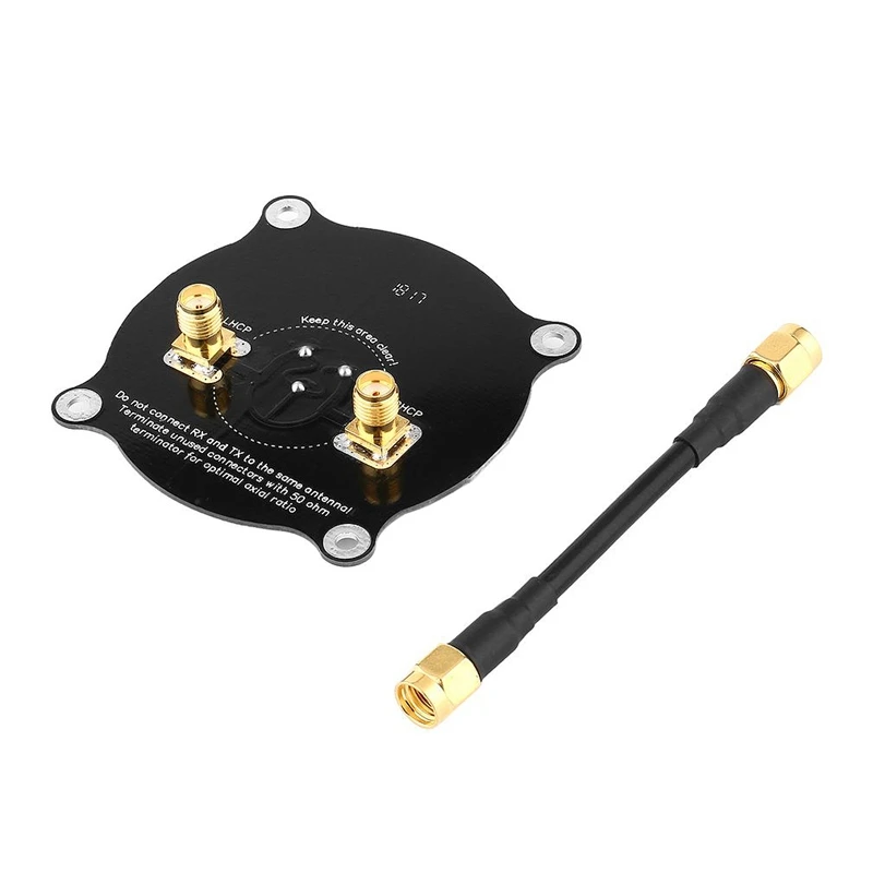 5 8 GHZ Fpv Тройная подача патч антенна Rcmall 9.4Dbi Высокая точность Sma папа Мужской