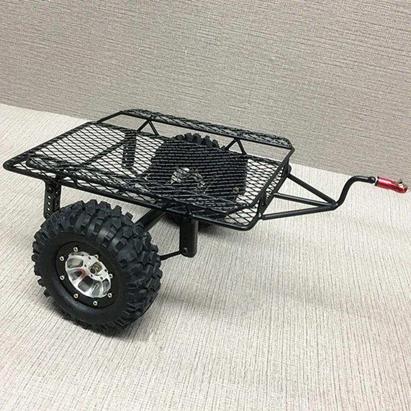 Металлический прицеп ковш Радиоуправляемый автомобиль сделай сам для Trx4 Trx 4 1/10 D90