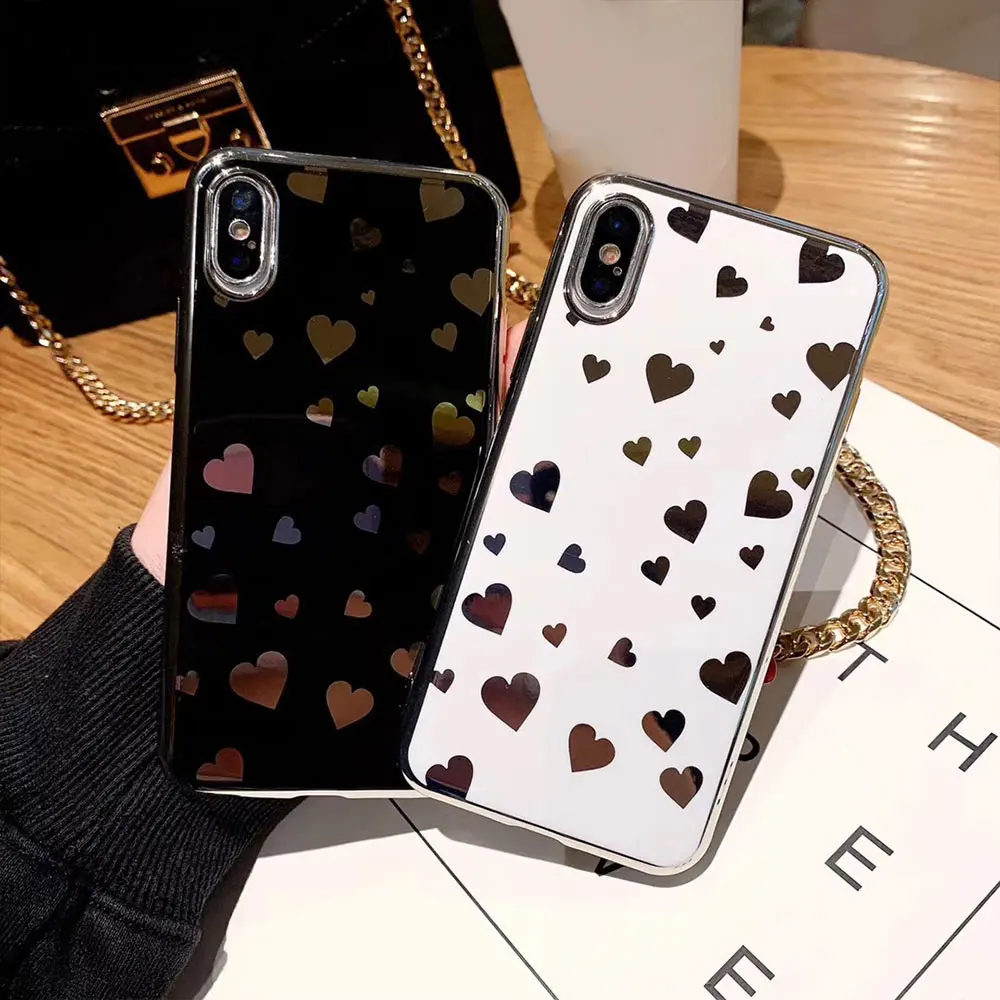 KISSCASE Fashion Couple Case For iPhone X XS 7 8 6 6S Plus Plating Silicone TPU Phone XR MAX Back Cover |