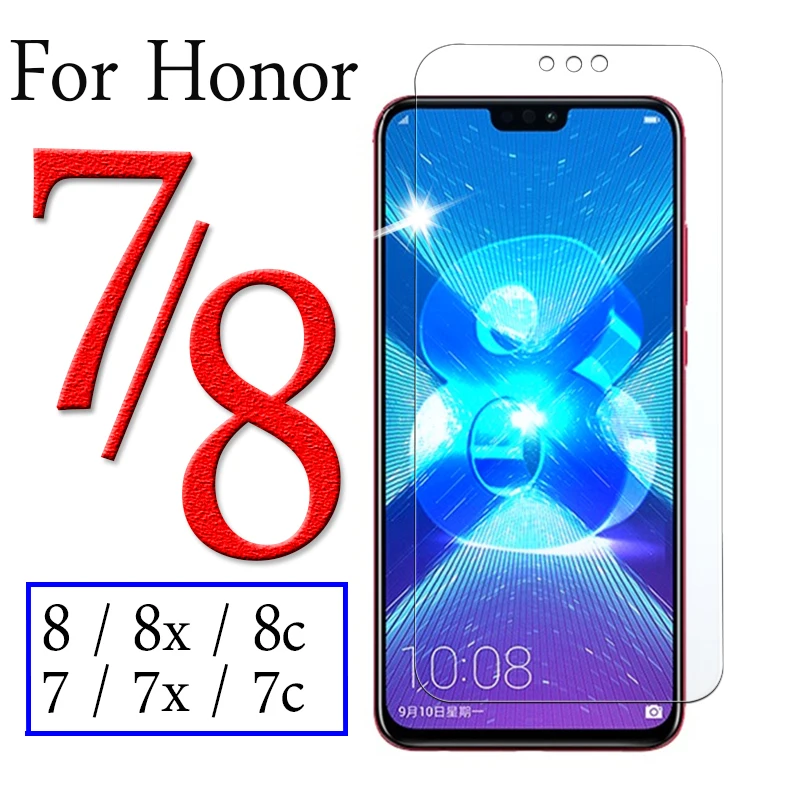 Защитное стекло закаленное для Huawei Honor 8x 7x 8c 8 7 x Защитная пленка honor 7X 7C|Защитные