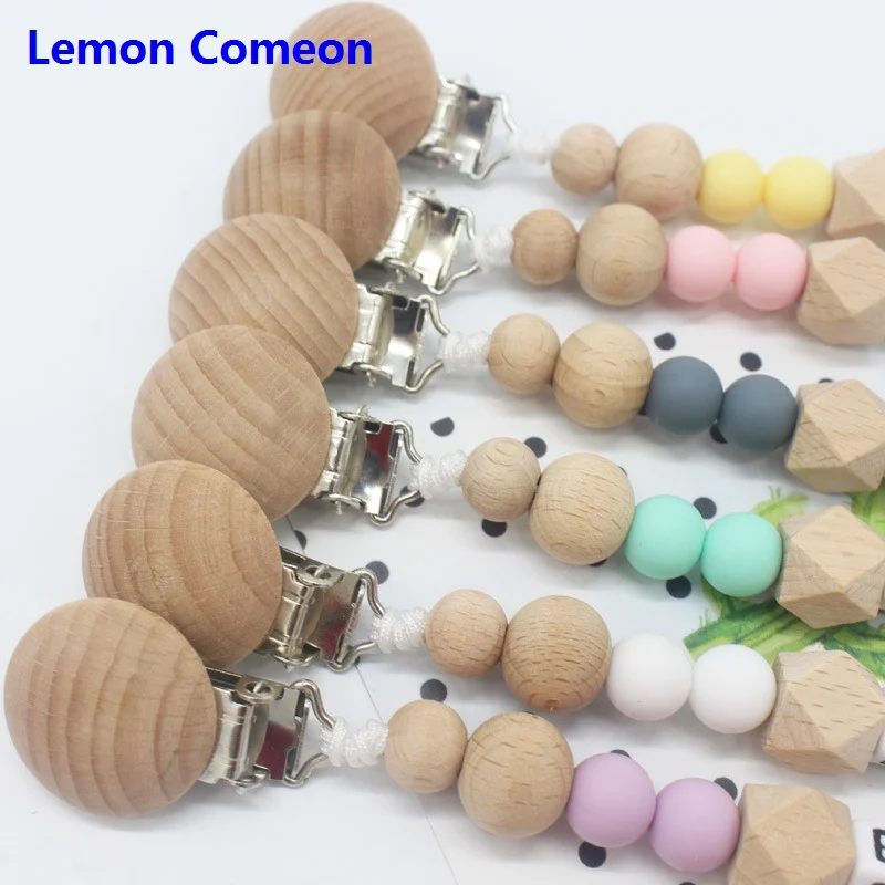 1 шт. силиконовый зажим для соски Lemon comeon персонализированное имя BPA подарок