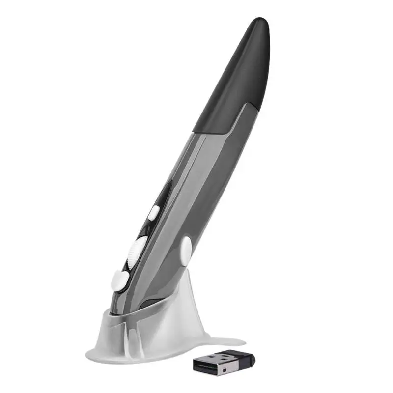 Universal Portable 2.4GHz Wireless USB Optical Pen Mouse Adjustable 1600DPI 4 Keys Mice for PC Computer Smart TV Set Top Box | Компьютеры