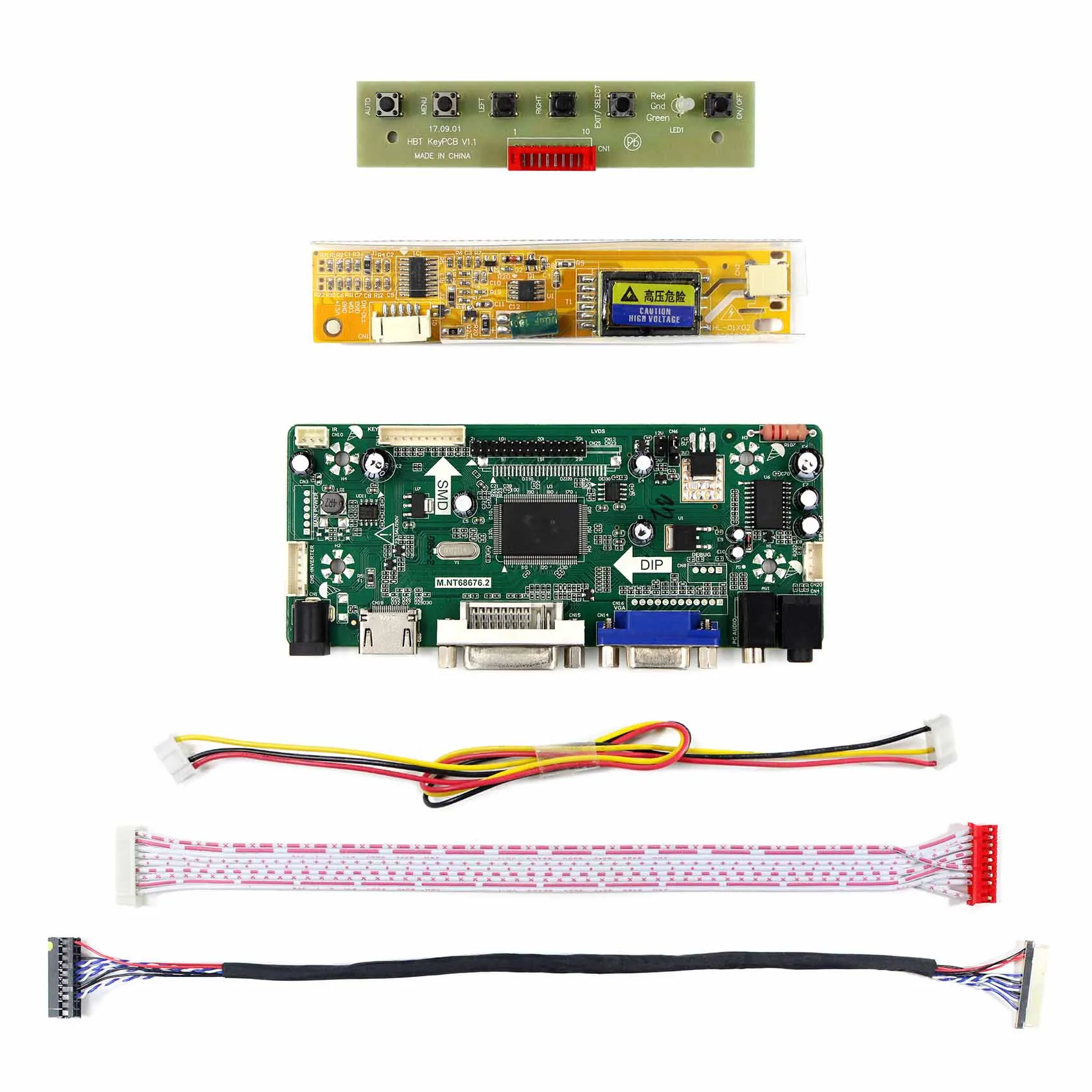 HD MI VGA HDMI DVI аудио ЖК-дисплей доска работа для 12 1 дюймов 1024x768 LTN121XJ-L02 LTN121XJ-L07 HT121X01-101