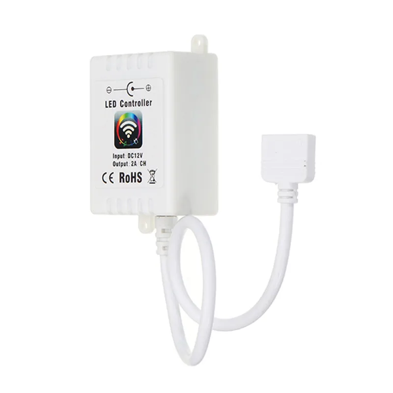 CLAITE DCV12 24V 8A 24keys дистанционного Управление Wi Fi светодиодный Лер работает с Alexa для