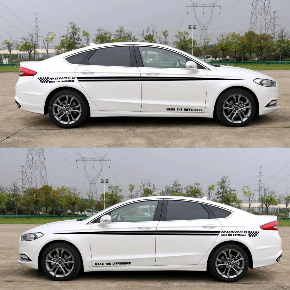 Наклейки на хэтчбек для Ford Mondeo боковая наклейка кузов автомобиля Word наклейки