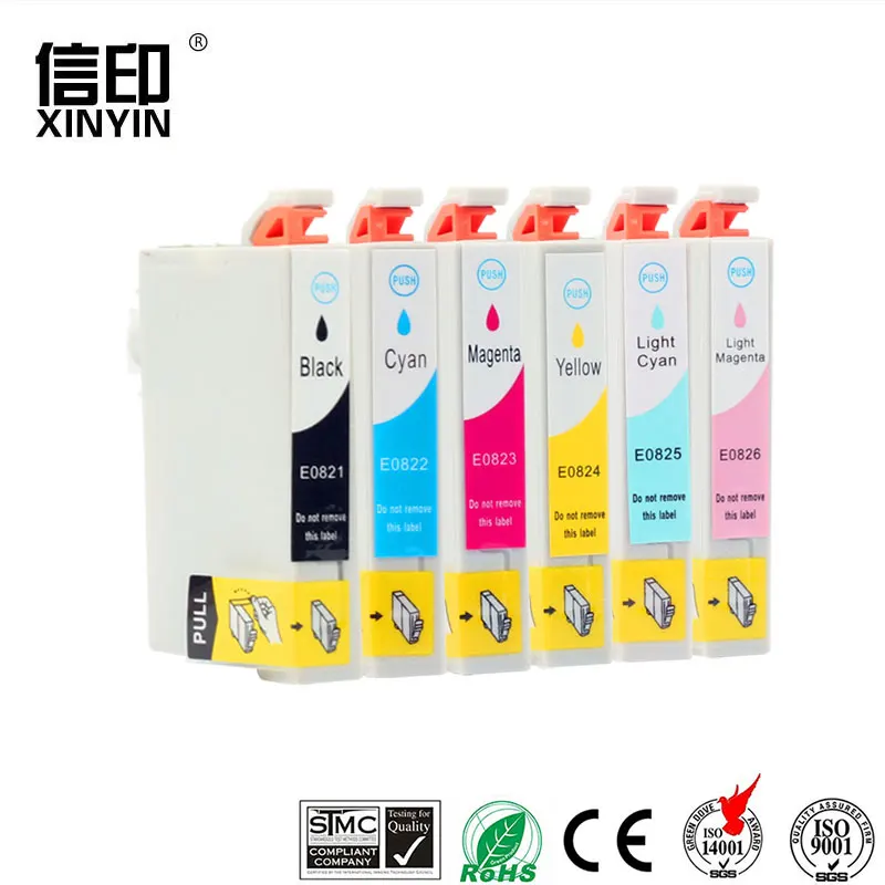 Картридж для принтера Epson R270 R390 TX650 T50 T59 RX590 TX610 TX720 TX700 TX800 RX610|ink cartridge|cartridge for