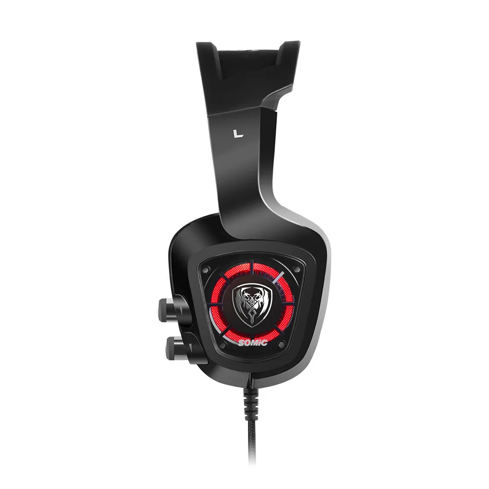 Somic G910 USB игровая гарнитура 7 1 Surround Sound вибрации для игроков Шум шумоподавления