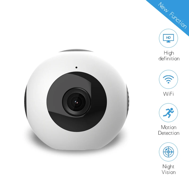 Mini Camera C8 WIFI AP P2P Connect with Mobile Phone HD 720p Camcorder DVR DV New Design Cam(white) | Электроника