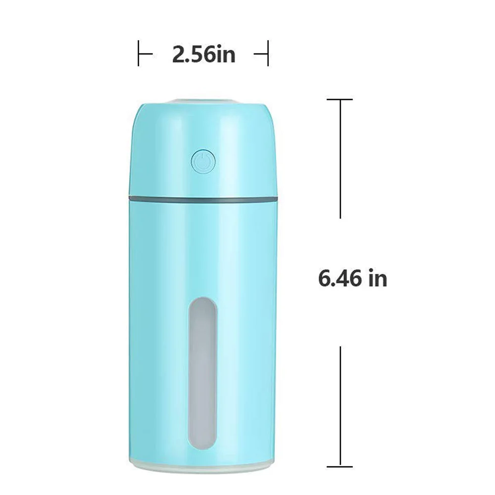 Household/Car Usb Mini Humidifier 250Ml Super Quiet With 7-Color Led Night Light For Bedroom Office Spa Car Use A | Бытовая техника