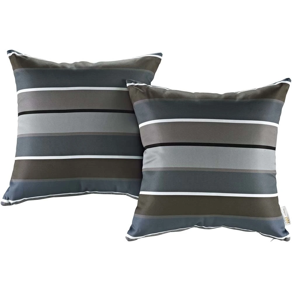 Stripe Modway Two Piece Outdoor Patio Pillow Set | Мебель