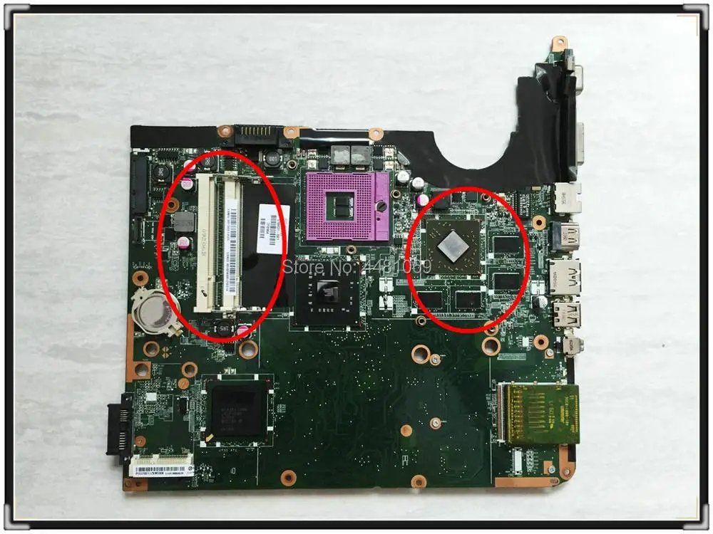 518431 001 для HP DV6 1000 Женская материнская плата ноутбука DAUT3DMB8D0 HD4650 1 ГБ DDR2 100%