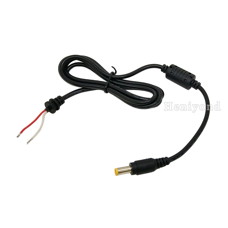 2pcs DC Plug 5.5*3.0 mm Power Cord Cable for Samsung Laptop Charger Black Connector with Magnetic Ring 3.6ft | Безопасность и