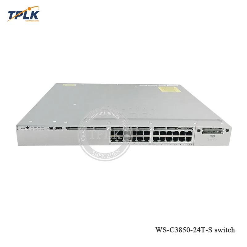 Новинка 2019 коммутатор C I S O WS C3850 24T Gigabit Network VLAN порты Ethernet 24x10/100/1000 с мощностью