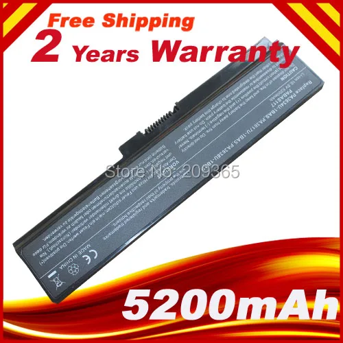 6 ячеек батареи ноутбука forTOSHIBA PA3817U 1BAS 1BRS спутниковый L700 L730 L735 L770 L740 L745 L750 L755 L775