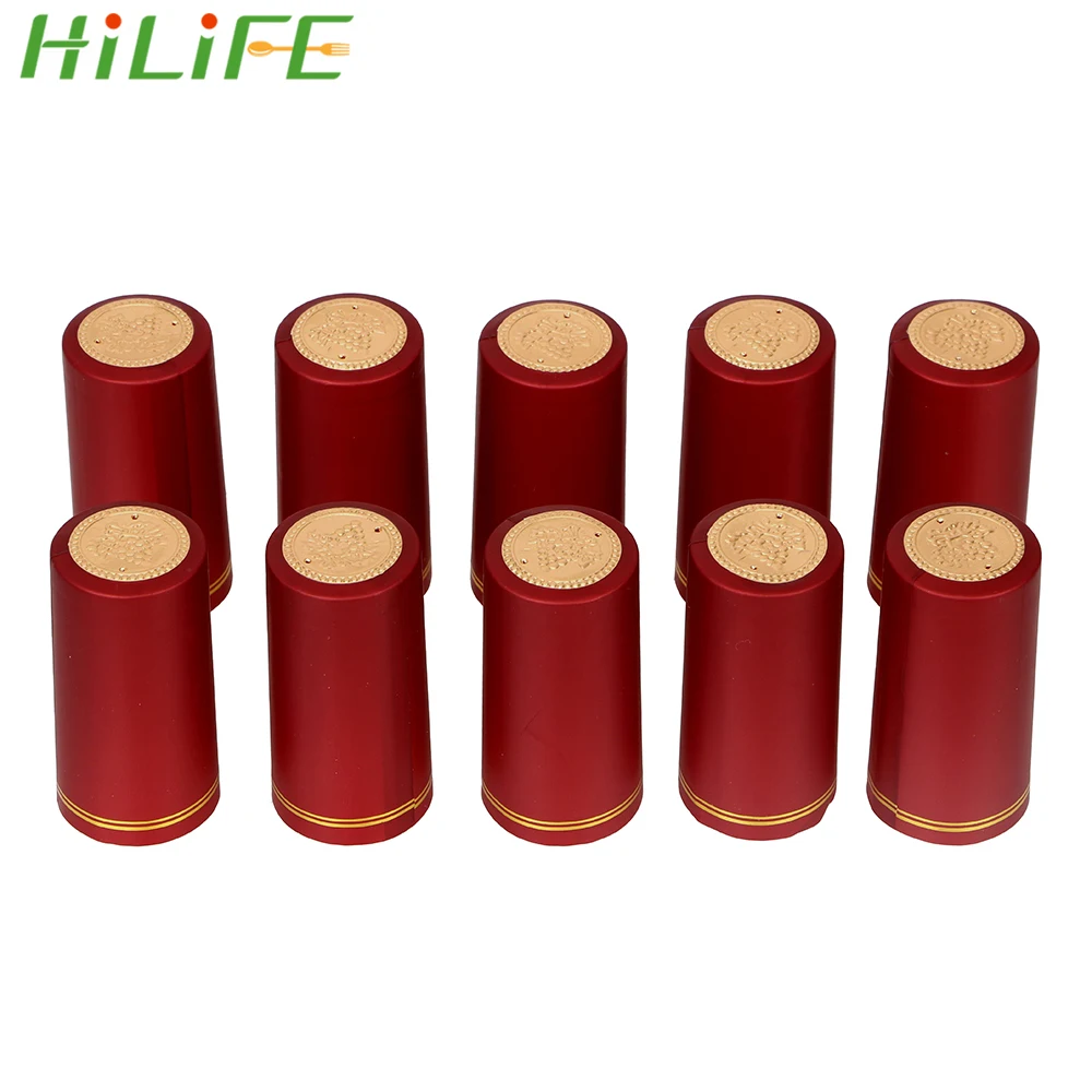 HILIFE 10 шт./лот Крышка для винной бутылки герметичная термоусадочная крышка из ПВХ