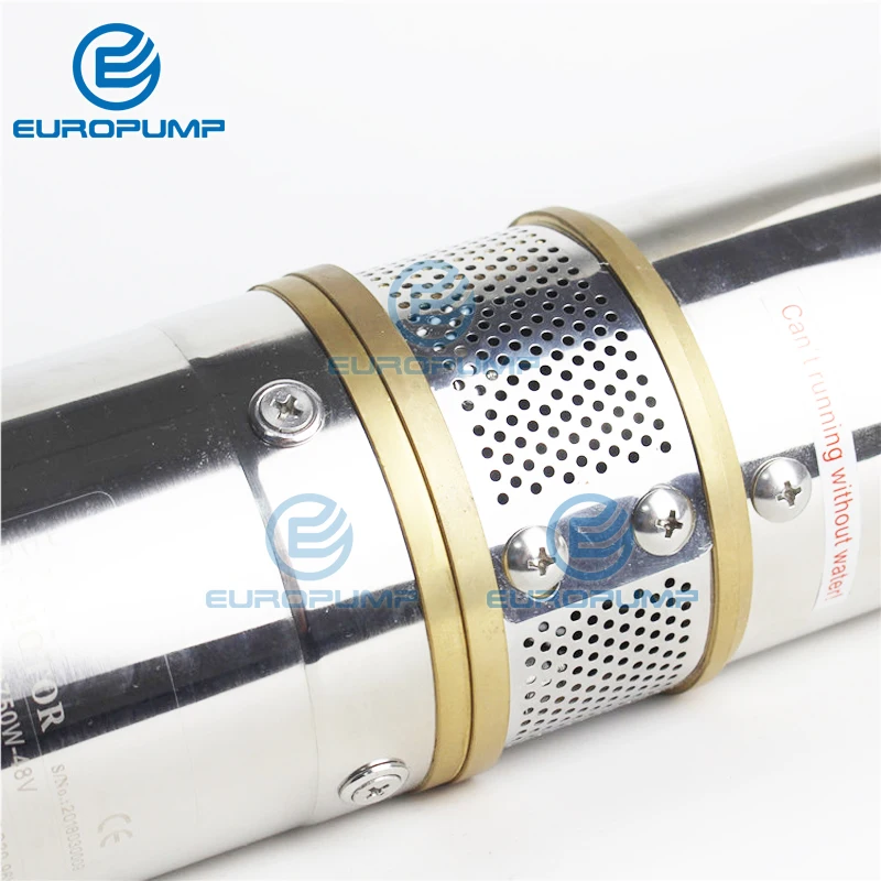Модель EUROPUMP (3DPC3.8 123 110 1100) 3 &quotDC погружной Солнечный водяной насос 110V 1100W 1 5 hp Solar Bomba