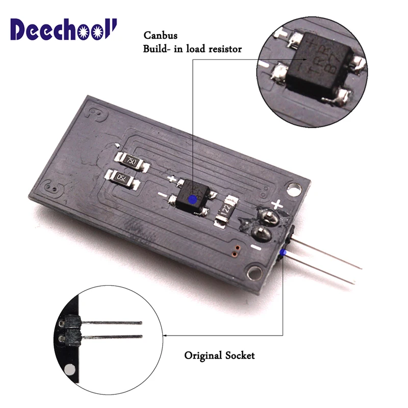 Deechooll 2x CANBUS 6 SMD светодиодный автомобильный светильник без ошибок для Audi A4 S4 B8 2008 2015
