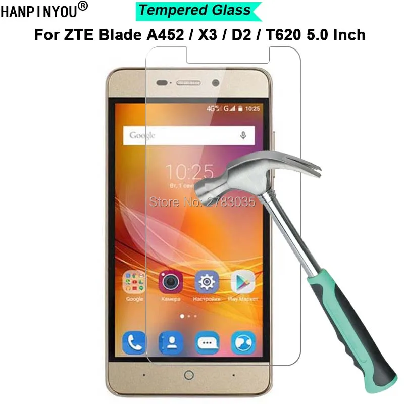 Для ZTE лезвие X3 / D2 T620 5 0 &quot новинка для возраста от 9H твердость 2.5D ультра тонкий