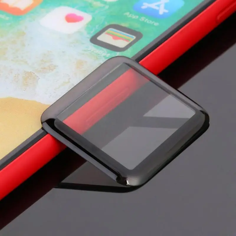 Изогнутое закаленное 3d-стекло с полным покрытием для Apple Watch 1-4 38 мм 42 40 44 Защитная