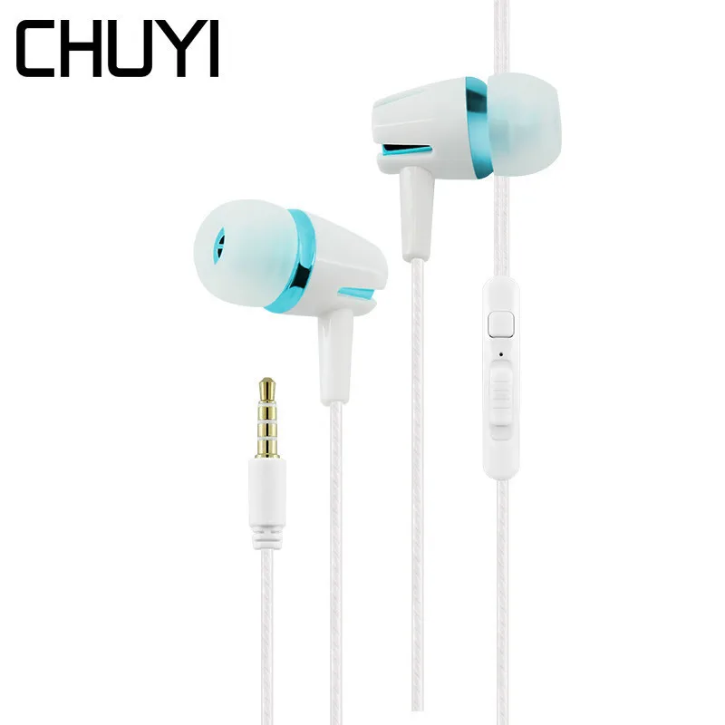 Чуи In ear проводные наушники 3 5 мм Порты и разъёмы стерео Музыкальная гарнитура