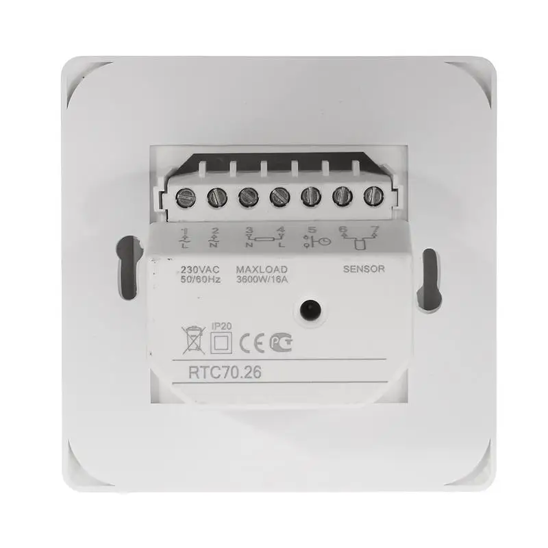 

AC 230V Electric Mechanical Underfloor Heating Electric Thermostat SwitchSwitch w/ Floor Sensor