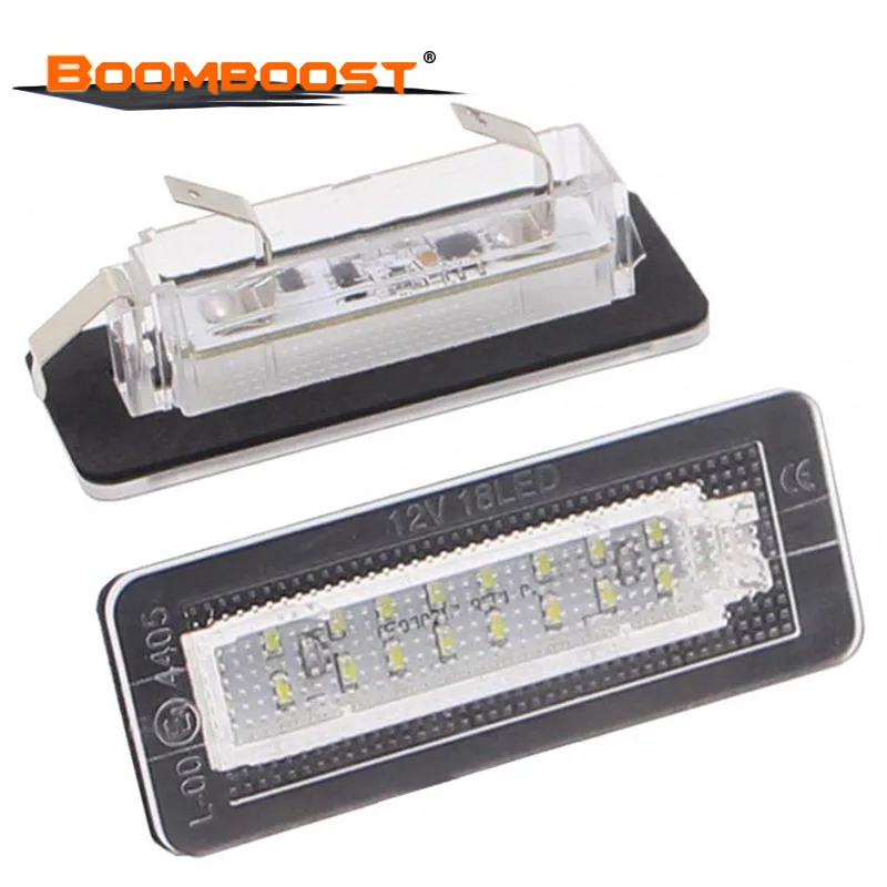 12V For Benz/Smart Fortwo W450 W451 W453 2007-2015 Canbus No Error Code LED rear number plate lamps 2 pcs | Автомобили и