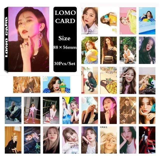 KPOP красный бархатный альбом RBB самодельная бумага Lomo карты фото постер HD