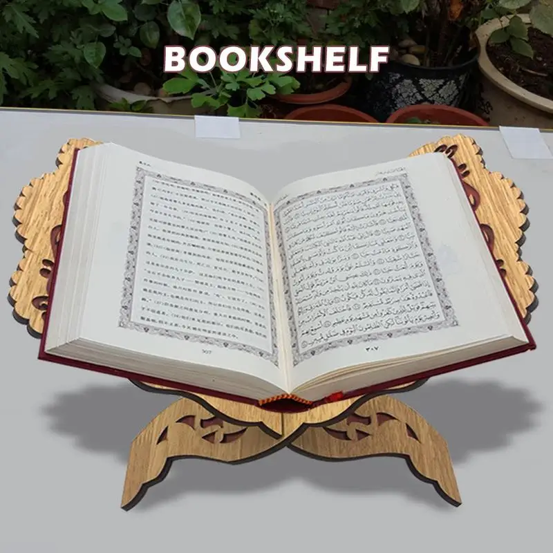 Книга полка для чтения с подставкой деревянный Библии Творческий книги документ