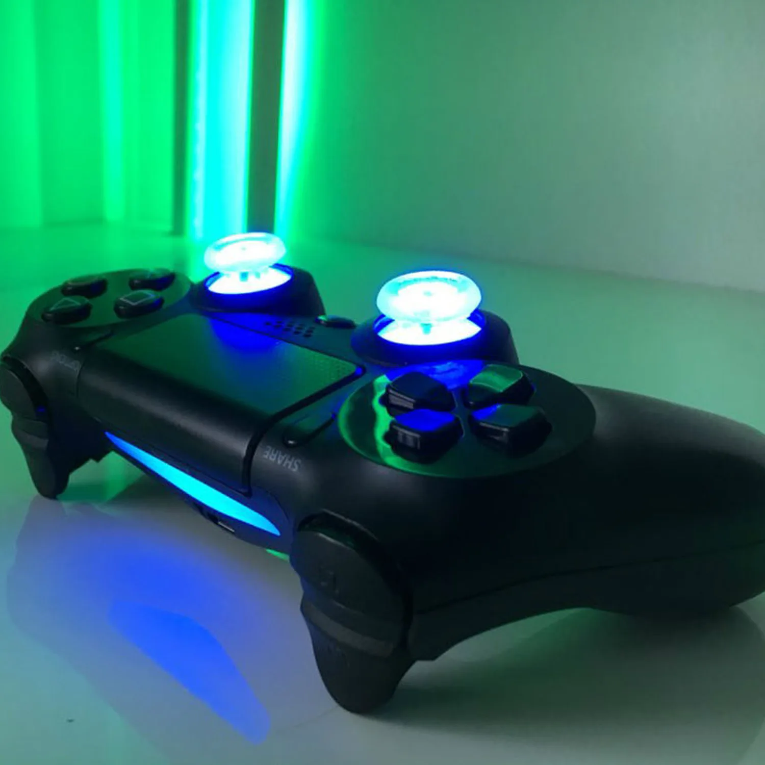 Bevigac 2 комплекта DIY светодиодный светильник-аналоговый Thumbsticks Джойстики для Playstation