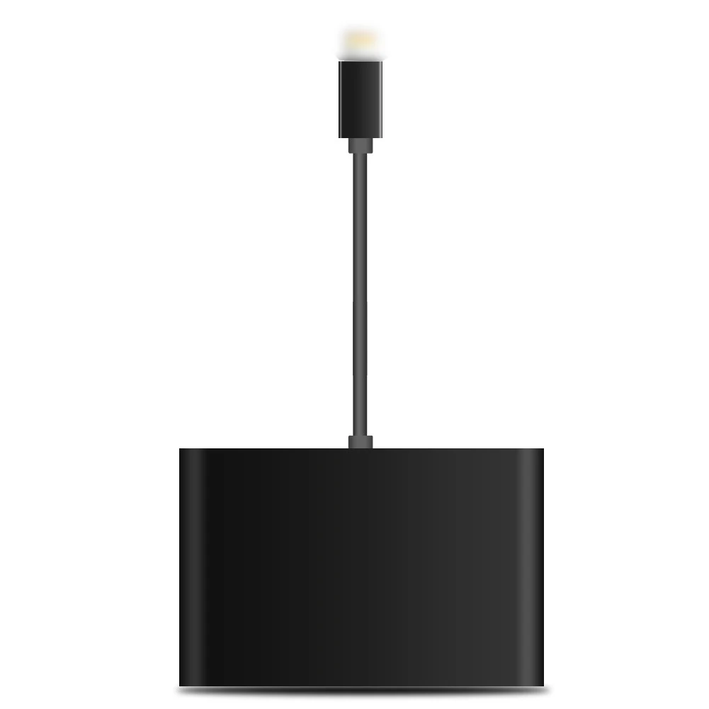 Портативный Mirrorlink для Apple интерфейс к HDMI VGA AV Аудио Видео адаптер iPad iPod iPhone 5 6 7 8 X| |