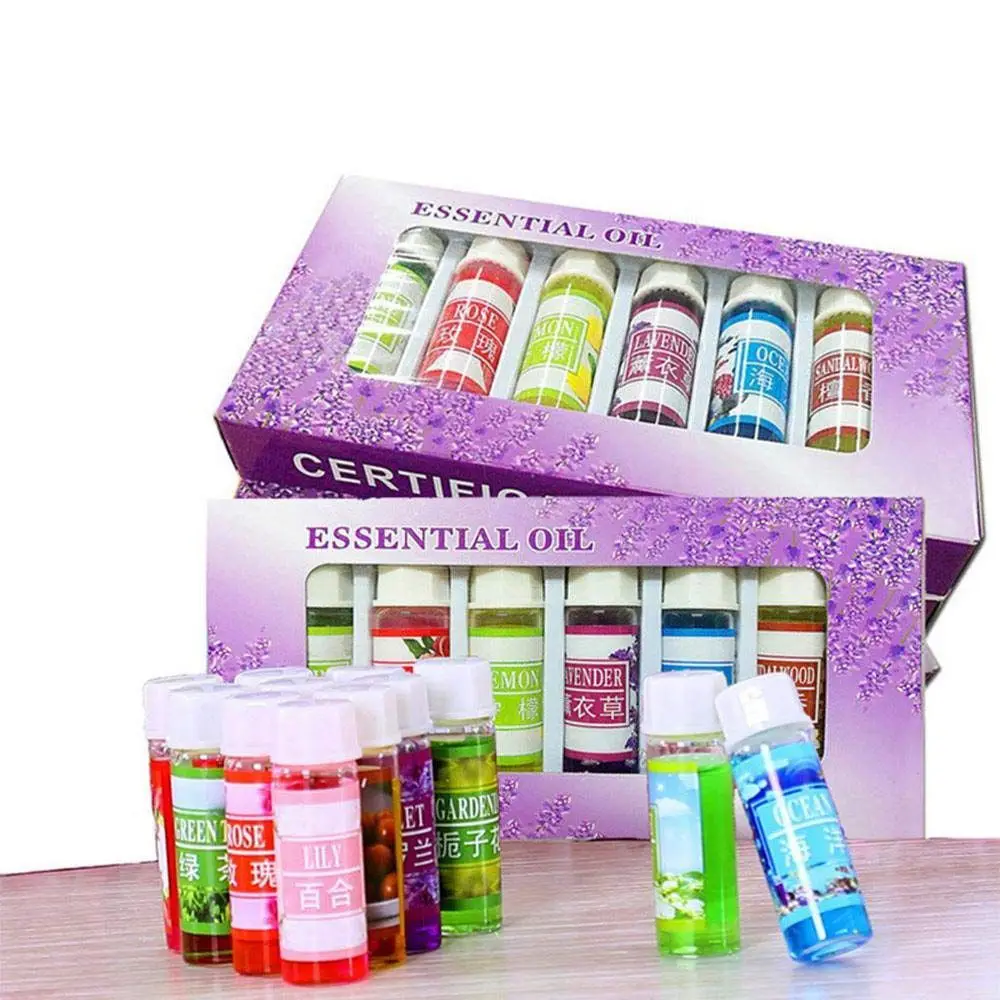 

Aromatherapy Essential Oil, Water Soluble Natural Plant Essential Oil Pure Fragrance for Aromatherapy Lamp Humidifier Oxygen B