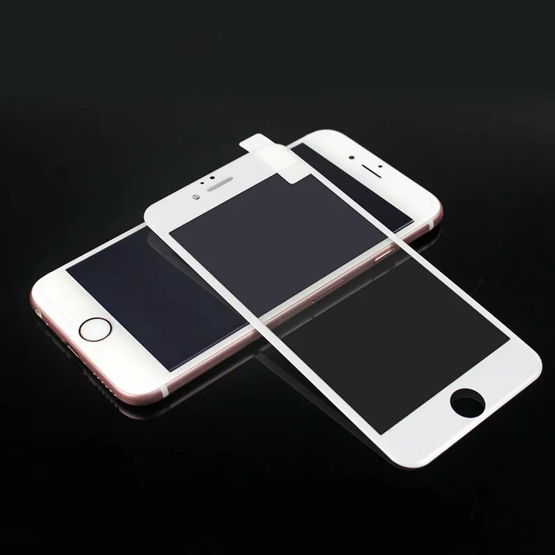 Закаленное стекло для iphone 6s 7 защитная пленка с мягкими краями и полным покрытием