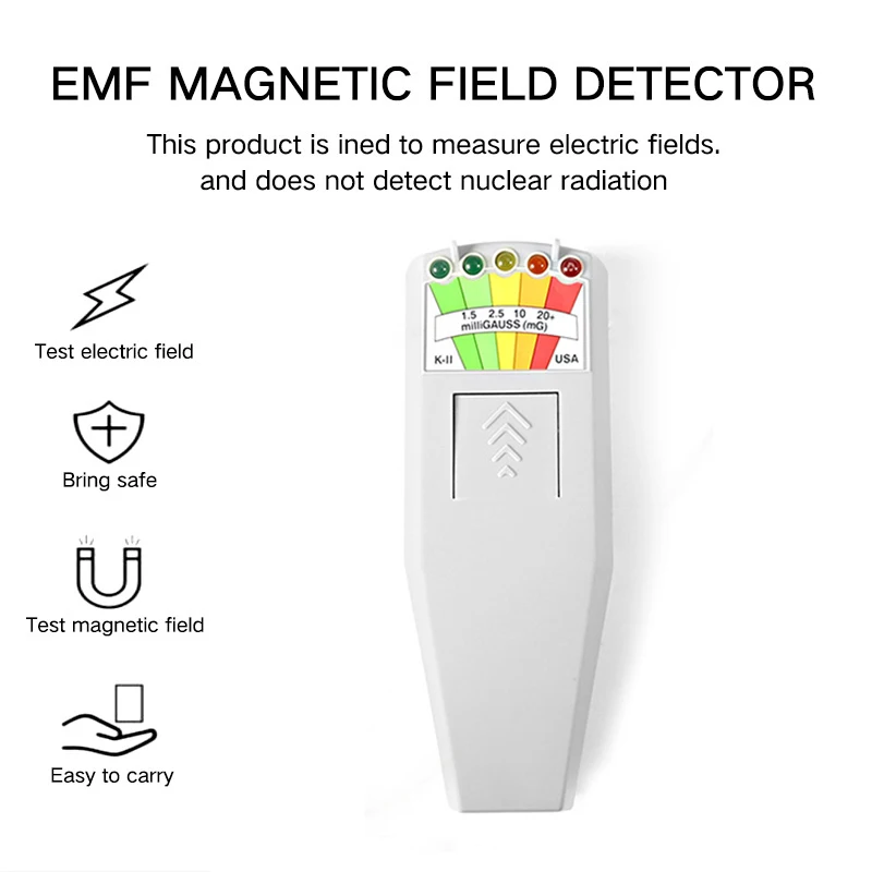 Цифровой измеритель ЭМС K2 Kii ручной дозиметр с ЖК дисплеем для электрического