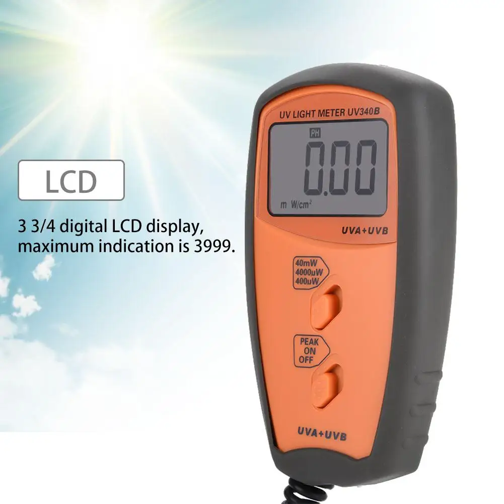 Luxmeter LX1010BS 3 1/2 измеритель освещенности с ЖК дисплеем|УФ-радиометры| |