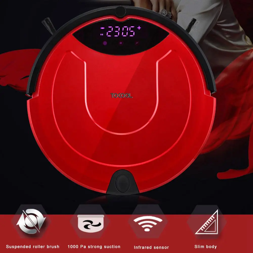 EAS-TOCOOL-650 WirelESS Remote Control Smart machine Vacuum Cleaner Automatic Multi-Functional Sweeping Machine Mopping Machin | Бытовая