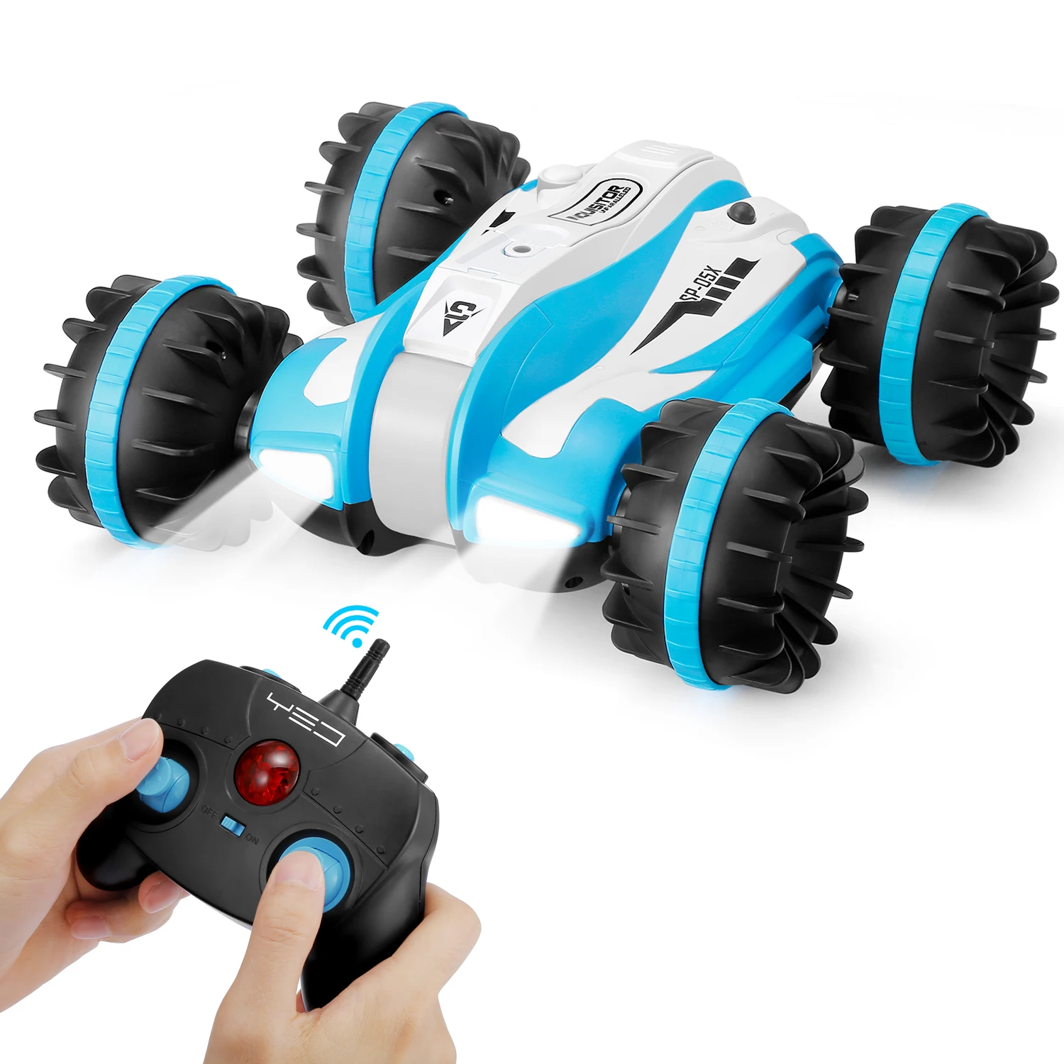 Новое поступление 2 4 GHz RC автомобиль 6 канальный 1:12 Масштаб амфибия вращение на 360