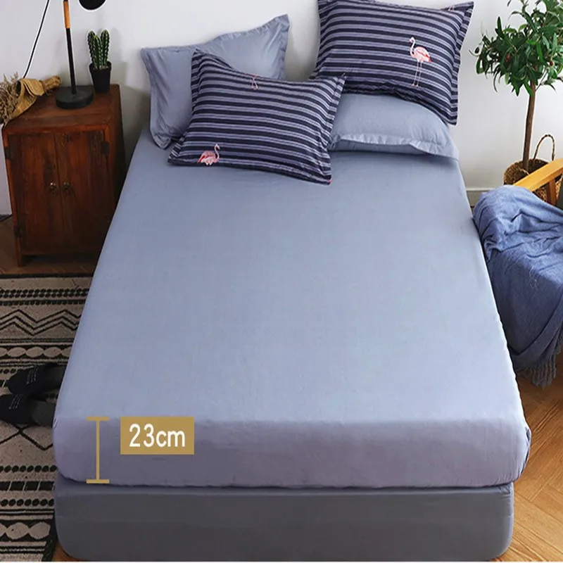 4Pcs Flower Pattern Ultra Soft Bedding Sets Luxury Elastic Bedspread Duvet Cover Set with Pillowcases Mattress Twin/Queen/King | Дом и сад