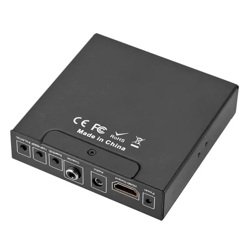 Высокое качество scart HDMI конвертер HD 720 P/1080 P цифровой видеопреобразователь