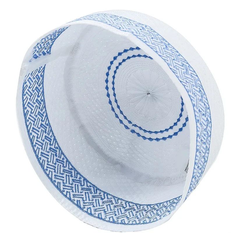 Мужские регулируемые шляпы Kippah египетские Kufi Topi вышитые кепки Koofi пакистанские