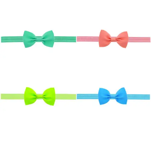 Платье для малышей девочек с бантом повязка на голову аксессуары Головные уборы