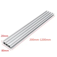 silver 2080 v slot aluminum extrusions 20x80mm aluminum profile extrusion frame for cnc laser engraving machine new