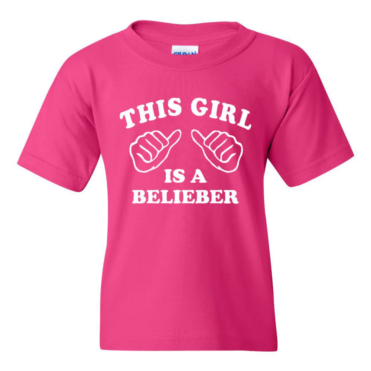 Новая молодежная Детская футболка с надписью This Girl Is A Belieber| |