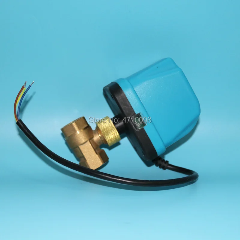 Новый двухполосный AC220V DN15 DN20 DN25 DN32 1/2 &quot3/4&quot 1 &quot1 1/4&quot моторизованный шаровой