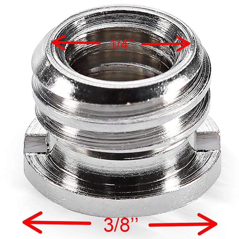 Стандартный 1/4inch 20 Женский на 3/8inch 16 мужской винтовой адаптер редуктор втулка