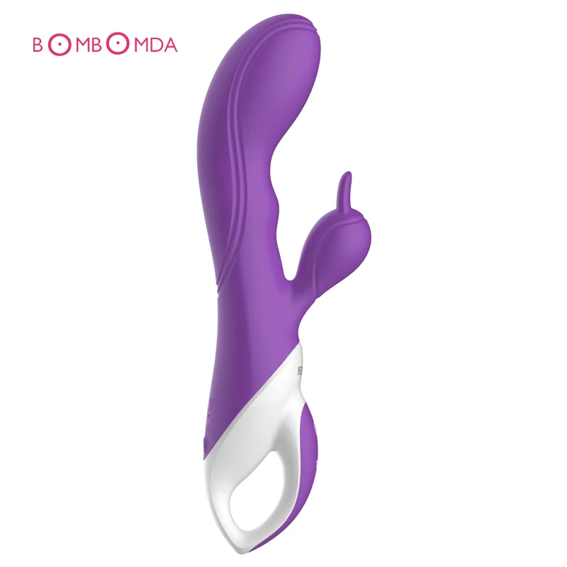 Гибкие G spot двойной вибратор Вращающийся Мути Скорость толкая огромный
