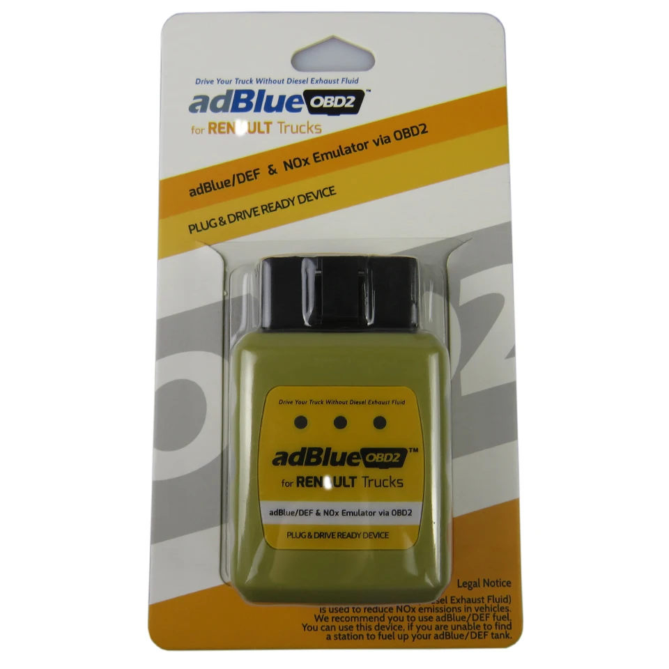 Adblueobd2 OBD2 R enault Adblue/DEF эмулятор Nox через OBD 2 ii диагностический Интерфейс для ADBLUER ENAU