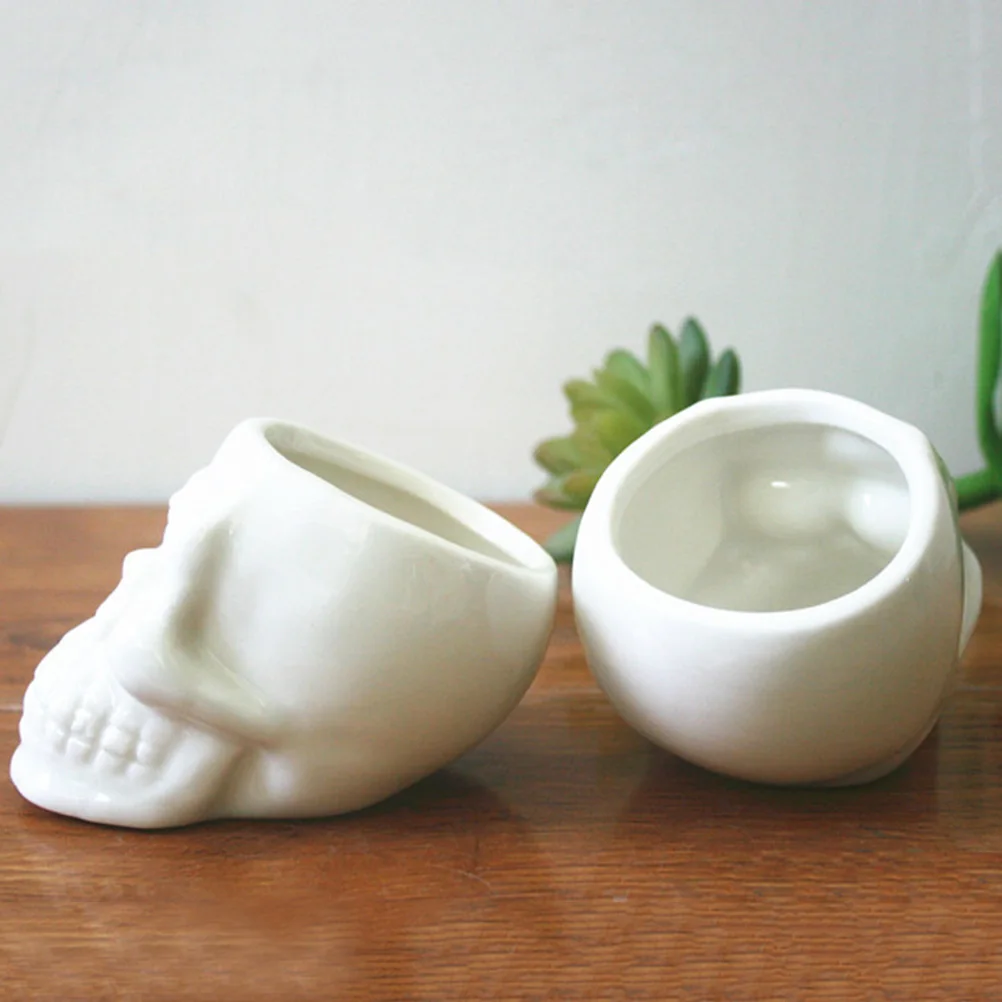 1pc Ceramic Succulent Flower Pot Container Plant Planter Table Decoration for Bedroom Cafe Living Room Restaurant Home | Дом и сад
