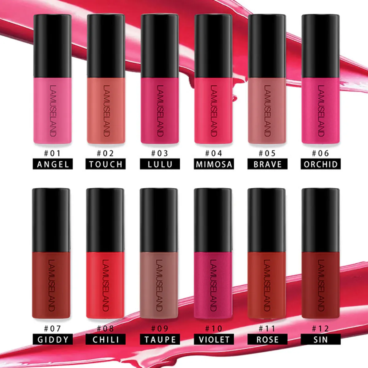 Жидкая губная помада набор блеск для губ Профессиональный Макияж матовая