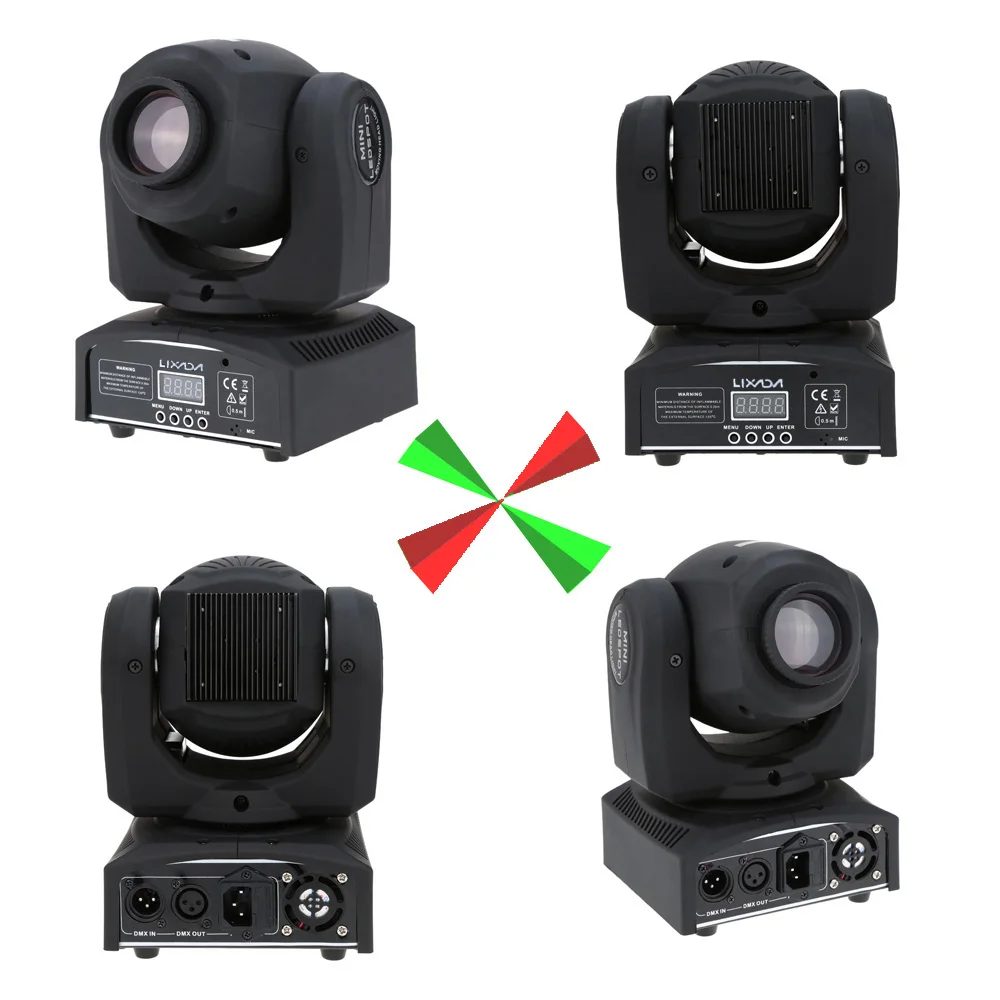 Сценическое освещение автоматический Профессиональный DMX 512 мини движущийся